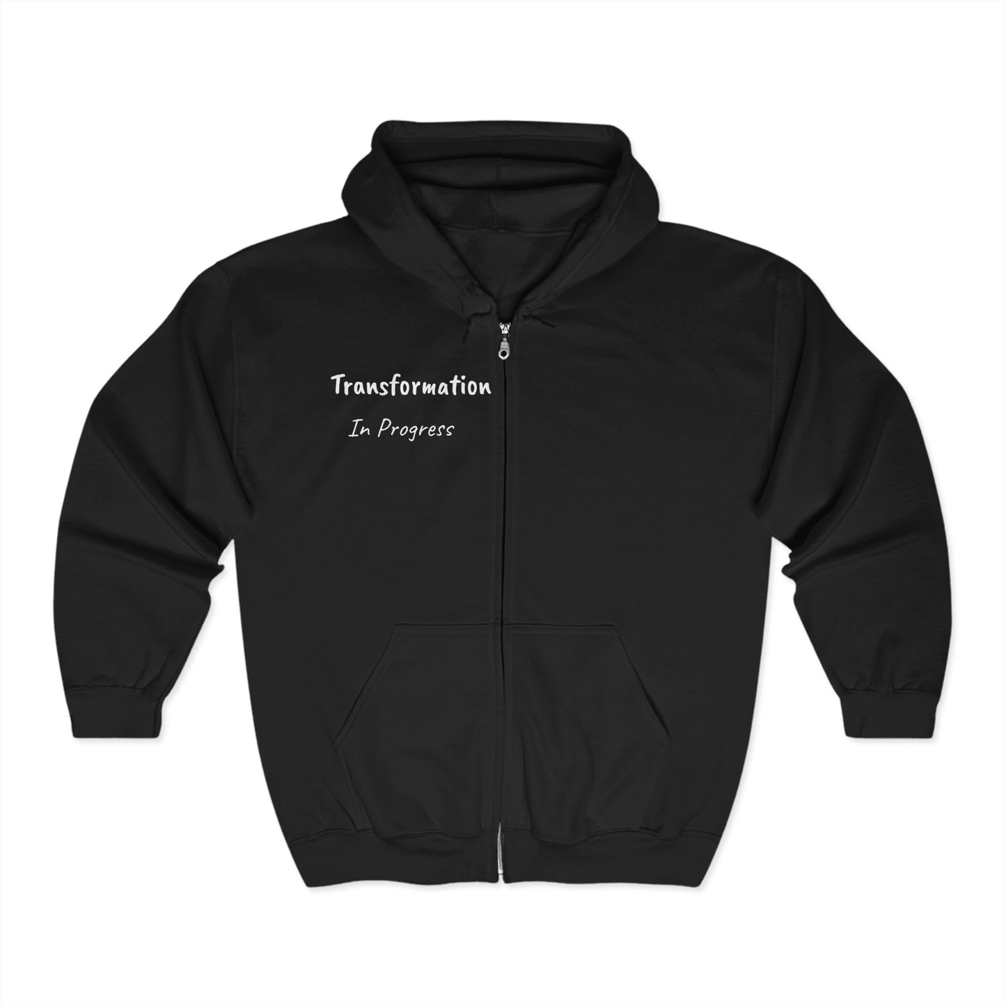 Transformation Dragonfly Full Zip Hoodie, Cozy Sweatshirt, Gift for Change, Motivational Loungewear, Fall Fashion Piece, Spiritual Apparel