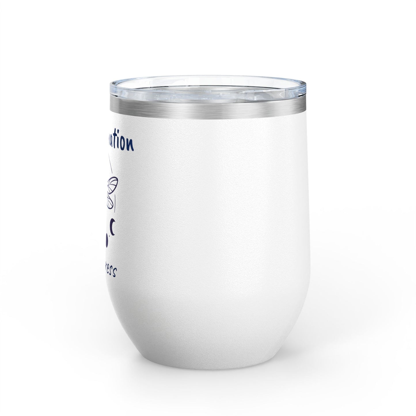 Wine Tumbler with Dragonfly Design - Transformation in Progress, Stainless Steel Wine Glass, Gift for Her, Inspirational Drinkware, [...]